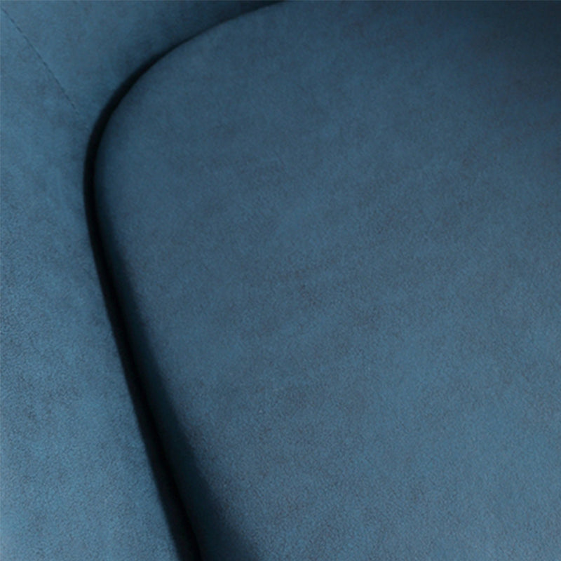 27.56" Wide Faux Leather Pillow Back Flared Arms Arm Sponge 4 Legs Chair Clearhalo 'Accent Chairs' 'accent_chairs' 'Chairs & Seating' 'furn' 'furn_accent_chairs' 'Furniture' 'Living Room Furniture' 5786356