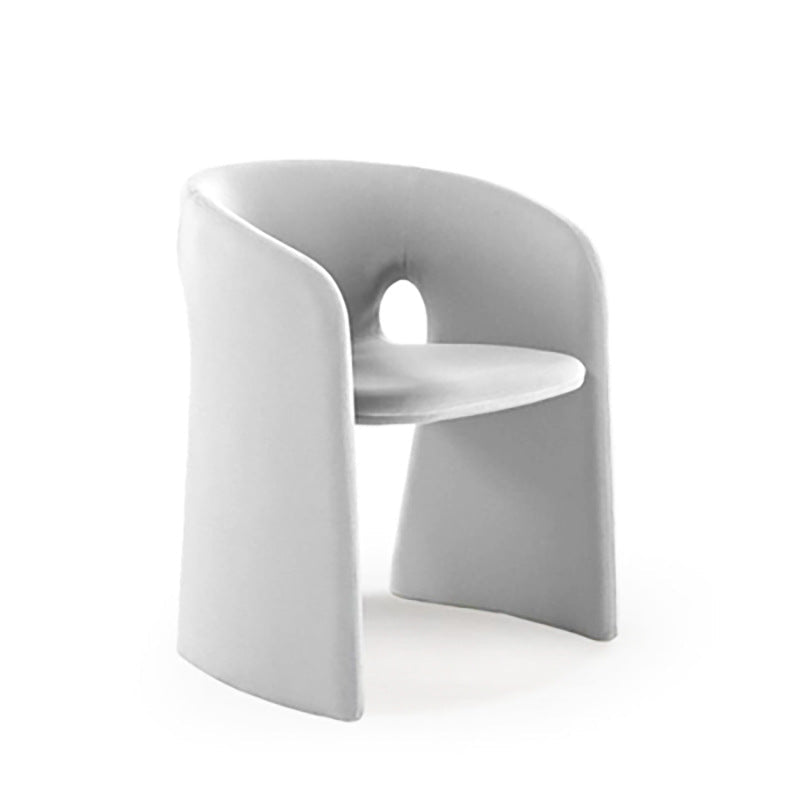 Mid-Century Modern Sled  Accent Armchair Fixed Back Arm Chair for Living Room