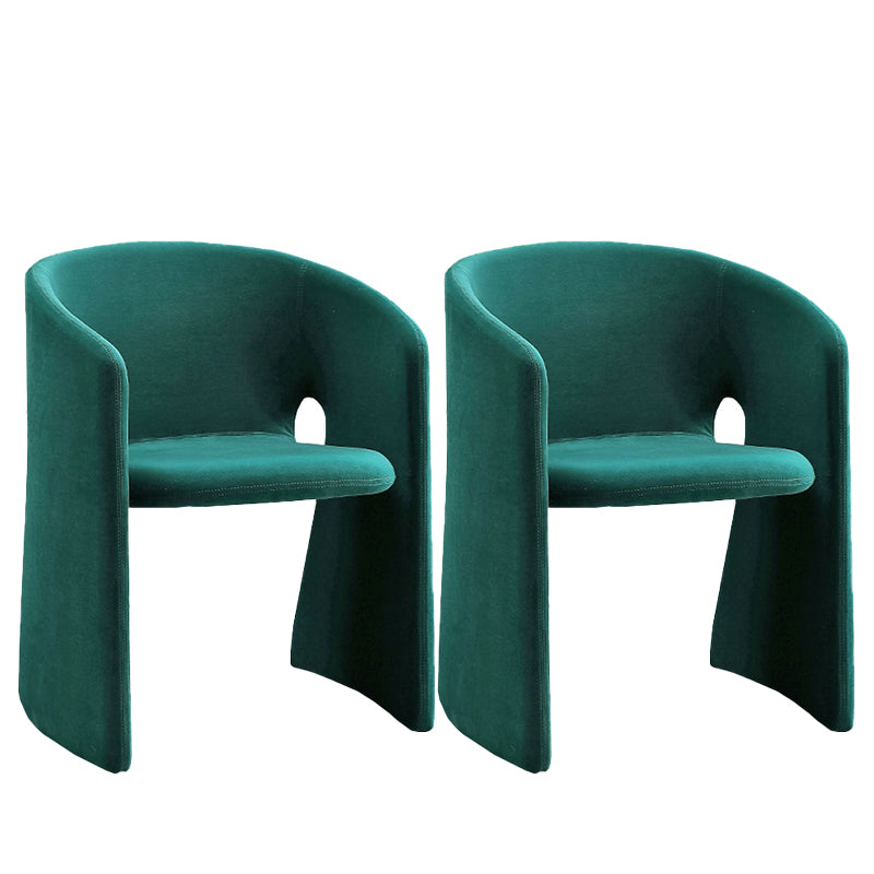 Mid-Century Modern Sled  Accent Armchair Fixed Back Arm Chair for Living Room