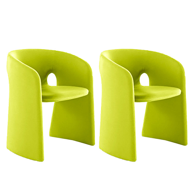 Mid-Century Modern Sled  Accent Armchair Fixed Back Arm Chair for Living Room