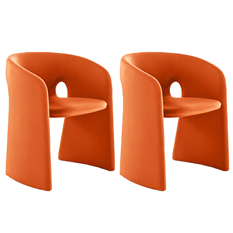 Mid-Century Modern Sled  Accent Armchair Fixed Back Arm Chair for Living Room