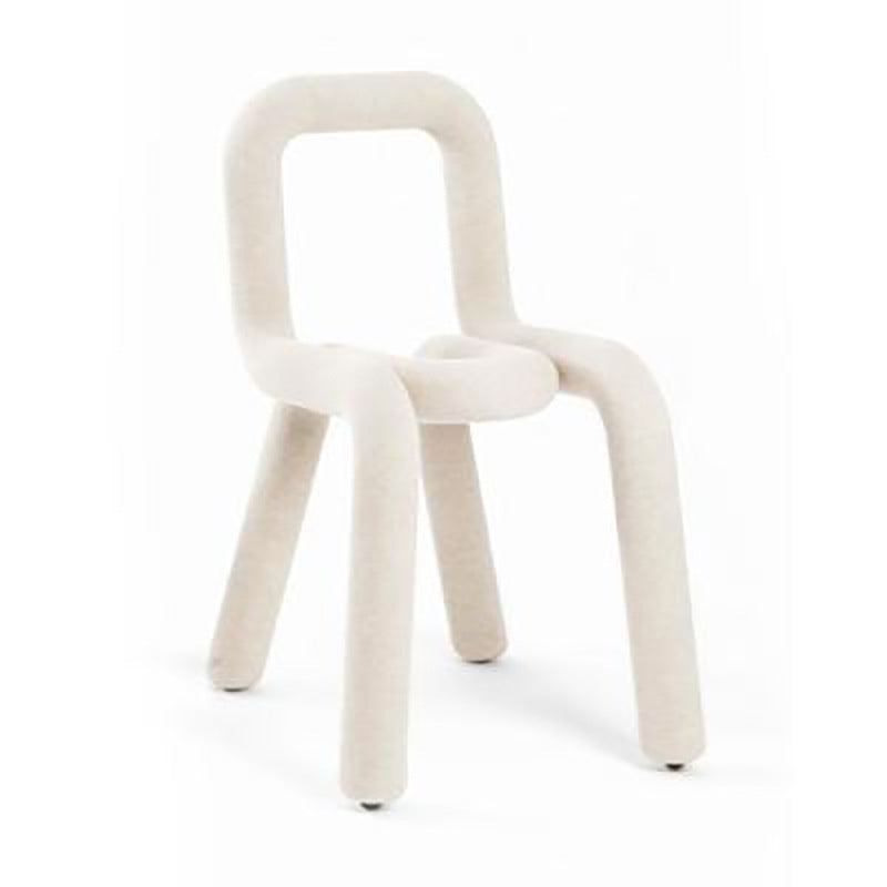 16.14" Wide Scandinavian Style Single Sofa Chair Fixed Back Parsons Chair White Clearhalo 'Accent Chairs' 'accent_chairs' 'Chairs & Seating' 'furn' 'furn_accent_chairs' 'Furniture' 'Living Room Furniture' 5786500