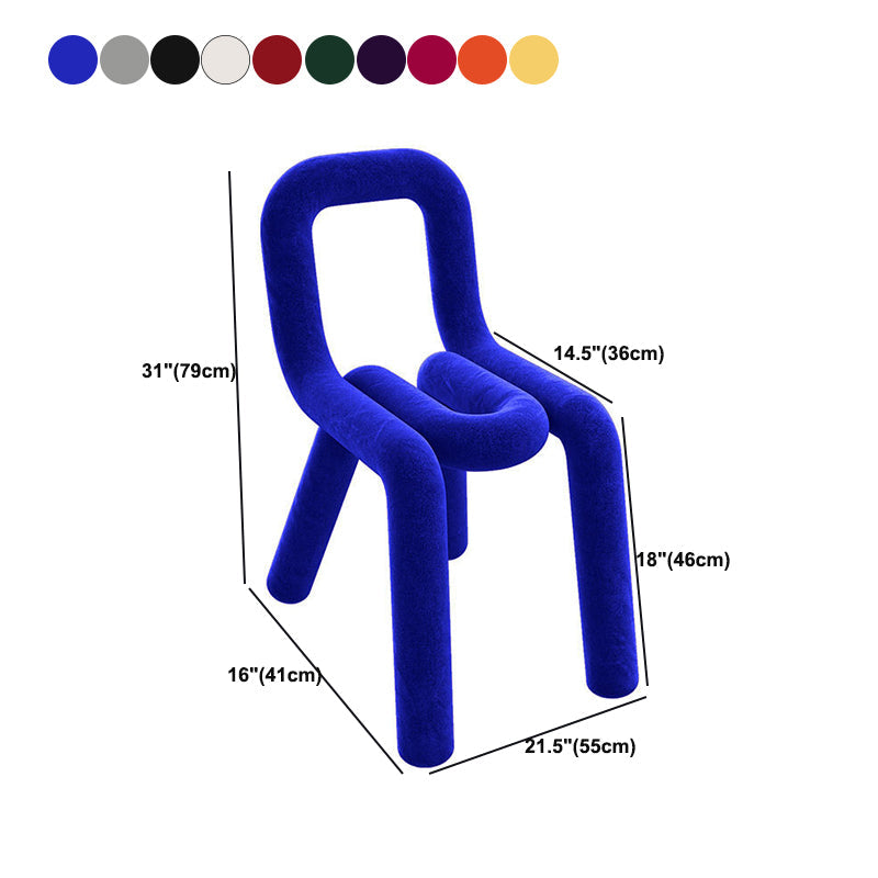 16.14" Wide Scandinavian Style Single Sofa Chair Fixed Back Parsons Chair Clearhalo 'Accent Chairs' 'accent_chairs' 'Chairs & Seating' 'furn' 'furn_accent_chairs' 'Furniture' 'Living Room Furniture' 5786506