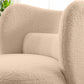 27.5"Wide Pillow Back Armless Slipper Accent Chair for Bedroom Clearhalo 'Accent Chairs' 'accent_chairs' 'Chairs & Seating' 'furn' 'furn_accent_chairs' 'Furniture' 'Living Room Furniture' 5786517