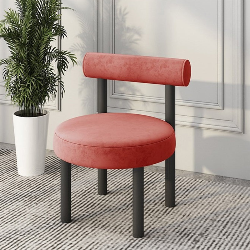 22.84" Wide Scandinavian Style Single Sofa Chair Fixed Back Accent Chair Red Clearhalo 'Accent Chairs' 'accent_chairs' 'Chairs & Seating' 'furn' 'furn_accent_chairs' 'Furniture' 'Living Room Furniture' 5786522