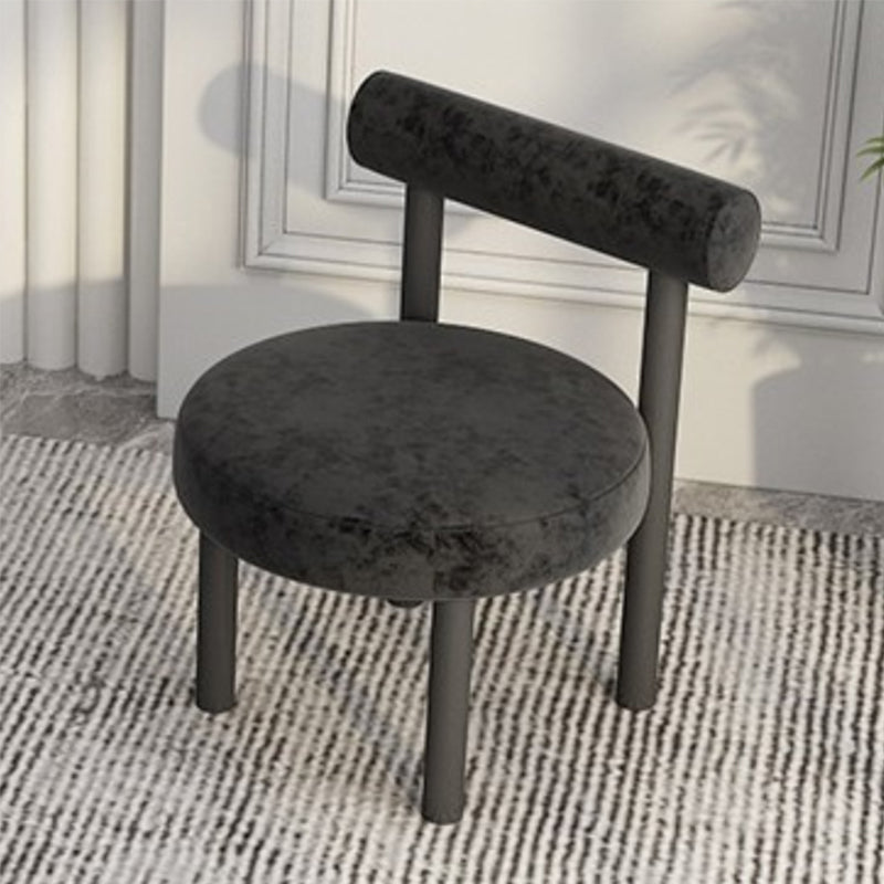 22.84" Wide Scandinavian Style Single Sofa Chair Fixed Back Accent Chair Black Clearhalo 'Accent Chairs' 'accent_chairs' 'Chairs & Seating' 'furn' 'furn_accent_chairs' 'Furniture' 'Living Room Furniture' 5786523