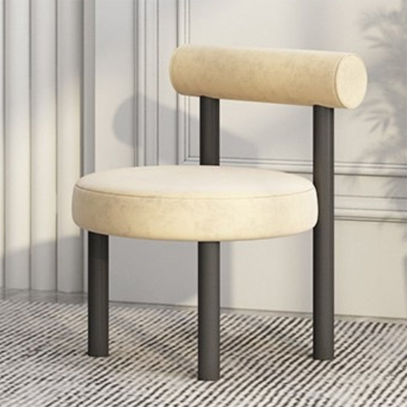 22.84" Wide Scandinavian Style Single Sofa Chair Fixed Back Accent Chair Off-White Clearhalo 'Accent Chairs' 'accent_chairs' 'Chairs & Seating' 'furn' 'furn_accent_chairs' 'Furniture' 'Living Room Furniture' 5786528