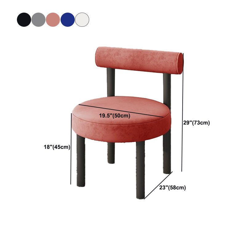 22.84" Wide Scandinavian Style Single Sofa Chair Fixed Back Accent Chair Clearhalo 'Accent Chairs' 'accent_chairs' 'Chairs & Seating' 'furn' 'furn_accent_chairs' 'Furniture' 'Living Room Furniture' 5786534