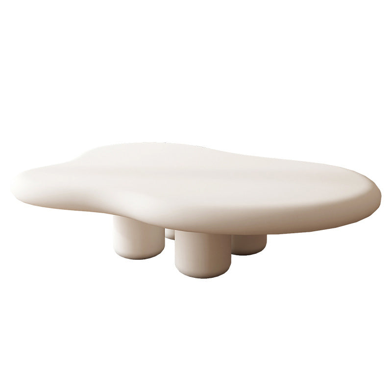 11.81" Tall Scandinavian Style Cocktail Table 4 Legs Coffee Table Clearhalo 'Coffee & Accent Tables' 'Coffee Tables' 'coffee_tables' 'furn' 'furn_coffee_tables' 'Furniture' 'Living Room Furniture' 5786556