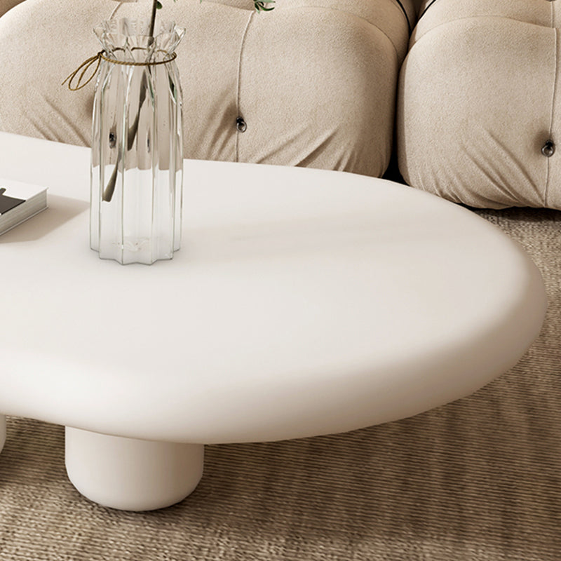 11.81" Tall Scandinavian Style Cocktail Table 4 Legs Coffee Table Clearhalo 'Coffee & Accent Tables' 'Coffee Tables' 'coffee_tables' 'furn' 'furn_coffee_tables' 'Furniture' 'Living Room Furniture' 5786558