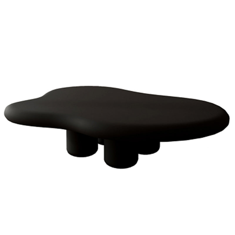 11.81" Tall Scandinavian Style Cocktail Table 4 Legs Coffee Table Clearhalo 'Coffee & Accent Tables' 'Coffee Tables' 'coffee_tables' 'furn' 'furn_coffee_tables' 'Furniture' 'Living Room Furniture' 5786561