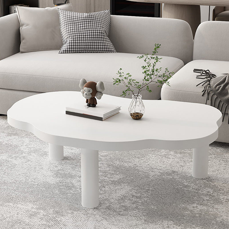 27,56 pollici di largo scandinavo tavolino da cocktail in legno massiccio