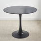 29.13" Tall Contemporary Style Coffee Cocktail Table Pedestal Round Coffee Table 35.4"L x 35.4"W x 29.1"H Black Clearhalo 'Coffee & Accent Tables' 'Coffee Tables' 'coffee_tables' 'furn' 'furn_coffee_tables' 'Furniture' 'Living Room Furniture' 5786640