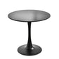 29.13" Tall Contemporary Style Coffee Cocktail Table Pedestal Round Coffee Table Clearhalo 'Coffee & Accent Tables' 'Coffee Tables' 'coffee_tables' 'furn' 'furn_coffee_tables' 'Furniture' 'Living Room Furniture' 5786642