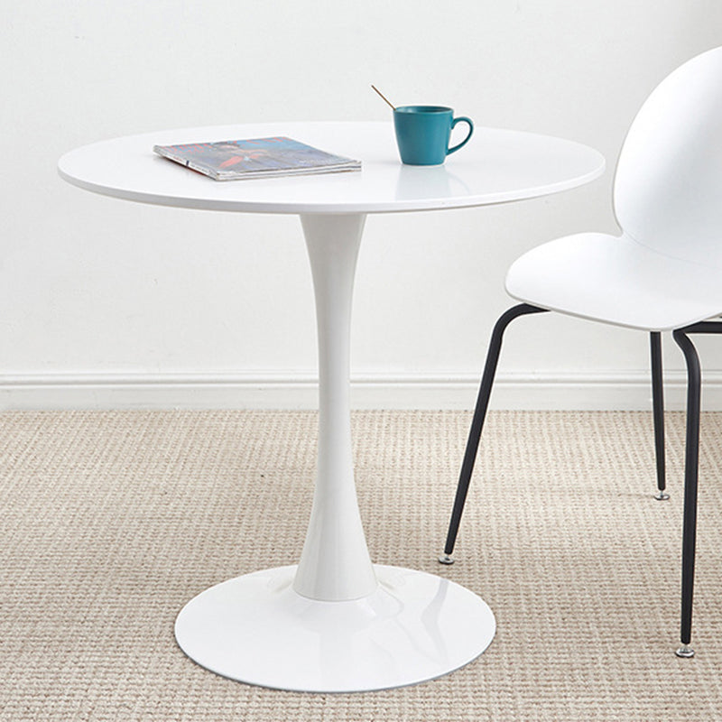 29.13" Tall Contemporary Style Coffee Cocktail Table Pedestal Round Coffee Table Clearhalo 'Coffee & Accent Tables' 'Coffee Tables' 'coffee_tables' 'furn' 'furn_coffee_tables' 'Furniture' 'Living Room Furniture' 5786649