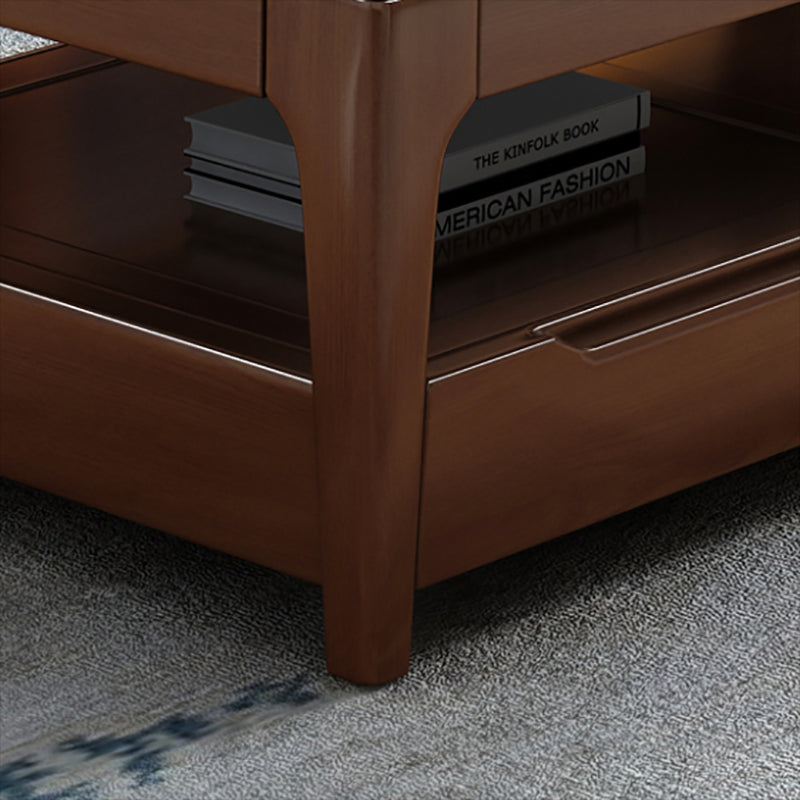 17.72" Tall Contemporary Style Coffee Cocktail Table Wooden Coffee Table Clearhalo 'Coffee & Accent Tables' 'Coffee Tables' 'coffee_tables' 'furn' 'furn_coffee_tables' 'Furniture' 'Living Room Furniture' 5786745