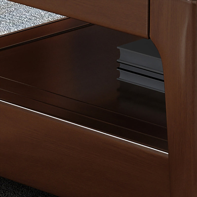 17.72" Tall Contemporary Style Coffee Cocktail Table Wooden Coffee Table Clearhalo 'Coffee & Accent Tables' 'Coffee Tables' 'coffee_tables' 'furn' 'furn_coffee_tables' 'Furniture' 'Living Room Furniture' 5786747