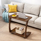 25.59" Tall Contemporary Style Coffee Cocktail Table Solid Wood Coffee Table Walnut Clearhalo 'Coffee & Accent Tables' 'Coffee Tables' 'coffee_tables' 'furn' 'furn_coffee_tables' 'Furniture' 'Living Room Furniture' 5786752