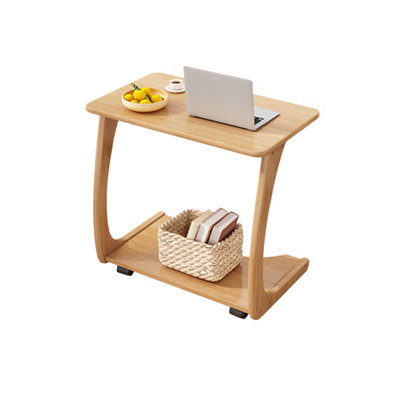 25.59" Tall Contemporary Style Coffee Cocktail Table Solid Wood Coffee Table Clearhalo 'Coffee & Accent Tables' 'Coffee Tables' 'coffee_tables' 'furn' 'furn_coffee_tables' 'Furniture' 'Living Room Furniture' 5786754