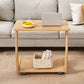 25.59" Tall Contemporary Style Coffee Cocktail Table Solid Wood Coffee Table Clearhalo 'Coffee & Accent Tables' 'Coffee Tables' 'coffee_tables' 'furn' 'furn_coffee_tables' 'Furniture' 'Living Room Furniture' 5786760