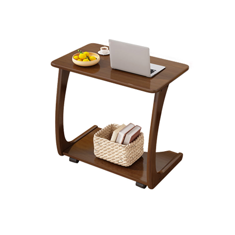 25.59" Tall Contemporary Style Coffee Cocktail Table Solid Wood Coffee Table Clearhalo 'Coffee & Accent Tables' 'Coffee Tables' 'coffee_tables' 'furn' 'furn_coffee_tables' 'Furniture' 'Living Room Furniture' 5786764