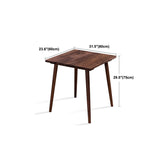 Scandinavian 4 Legs Coffee Table Set Wooden Coffee Table for Living Room
