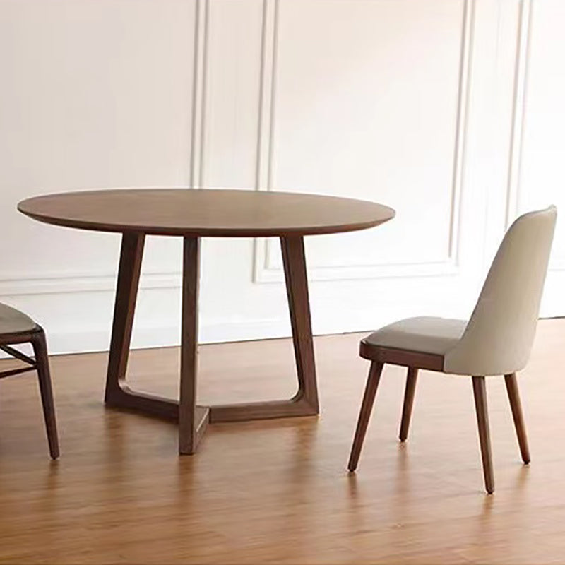 Scandinavian Coffee Cocktail Table Round Wooden Coffee Table Set for Living Room