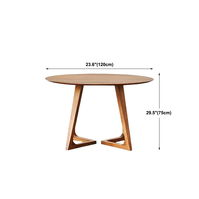 Scandinavian Coffee Cocktail Table Round Wooden Coffee Table Set for Living Room