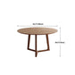 Scandinavian Coffee Cocktail Table Round Wooden Coffee Table Set for Living Room