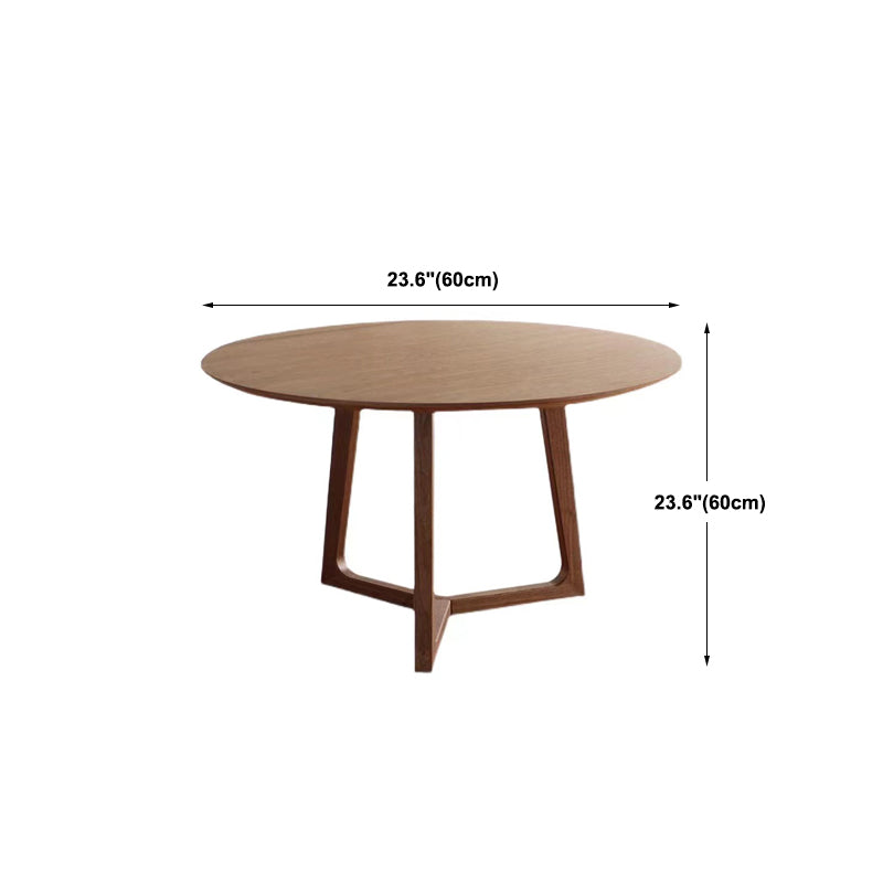 Scandinavian Coffee Cocktail Table Round Wooden Coffee Table Set for Living Room