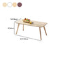 4 Legs 1 Coffee Table Modern Rectangular Solid Wood Coffee Table Clearhalo 'Coffee & Accent Tables' 'Coffee Tables' 'coffee_tables' 'furn' 'furn_coffee_tables' 'Furniture' 'Living Room Furniture' 5786970