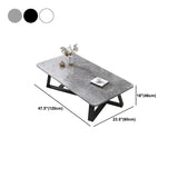 Solid Wood Coffee Table Modern Minimalist Cross Legs Coffee Table Clearhalo 'Coffee & Accent Tables' 'Coffee Tables' 'coffee_tables' 'furn' 'furn_coffee_tables' 'Furniture' 'Living Room Furniture' 5787002