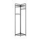 Industrial Hall Stand Metal Shelving Included Free Standing Entryway Kit Coat Hanger Black 1 Clearhalo 'Entry & Mudroom Furniture' 'furn' 'furn_hall_tree_coat_racks' 'Furniture' 'Hall Trees & Coat Racks' 'hall_tree_coat_racks' 5787523