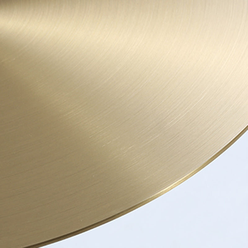 Tavolo laterale del piedistallo moderno Tavolo di divano in metallo rotondo per soggiorno