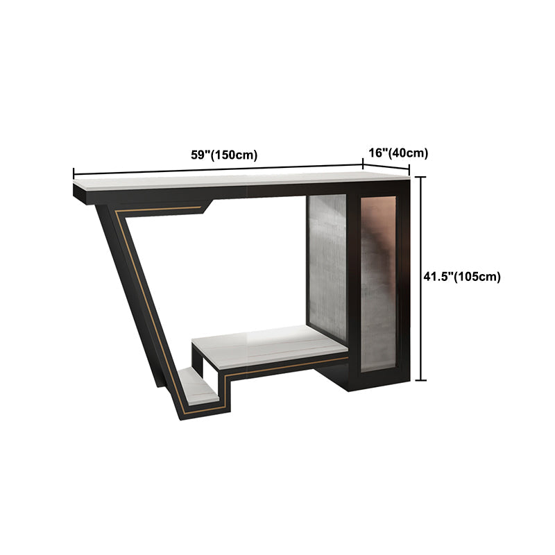 Tavolo da bistrot industriale con portata di pietra bianca in pietra tavolo da bar per casa