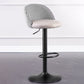 Modern Adjustable Height Stool Matte Finish Upholstered Bar Stools