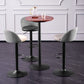 Modern Adjustable Height Stool Matte Finish Upholstered Bar Stools