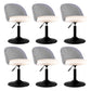 Modern Adjustable Height Stool Matte Finish Upholstered Bar Stools