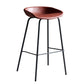 Faux Leather Armless Counter Stool Industrial Bristol Bucket Bar Chair Red 1 Piece Clearhalo 'Bar Furniture' 'Bar Stools' 'bar_stools' 'furn' 'furn_bar_stools' 'Furniture' 'Kitchen & Dining Furniture' 5790377