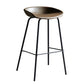 Faux Leather Armless Counter Stool Industrial Bristol Bucket Bar Chair Clearhalo 'Bar Furniture' 'Bar Stools' 'bar_stools' 'furn' 'furn_bar_stools' 'Furniture' 'Kitchen & Dining Furniture' 5790385