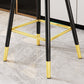 Modern Restaurant Armed Stool Matte Finish Leather Bar Stool Clearhalo 'Bar Furniture' 'Bar Stools' 'bar_stools' 'furn' 'furn_bar_stools' 'Furniture' 'Kitchen & Dining Furniture' 5790436