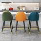 Modern Restaurant Armed Stool Matte Finish Leather Bar Stool Clearhalo 'Bar Furniture' 'Bar Stools' 'bar_stools' 'furn' 'furn_bar_stools' 'Furniture' 'Kitchen & Dining Furniture' 5790443