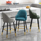 Modern Restaurant Armed Stool Matte Finish Leather Bar Stool Clearhalo 'Bar Furniture' 'Bar Stools' 'bar_stools' 'furn' 'furn_bar_stools' 'Furniture' 'Kitchen & Dining Furniture' 5790449