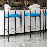 Chaise de bar rembourrée complète complète semelles rectangle du bras industriel