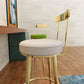 Industrial Low Back Counter Stool Armless Bar Chair with Metal Footrest