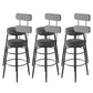 Contemporary Matte Finish Velvet Stool Milk Tea Shop Footrest Barstool