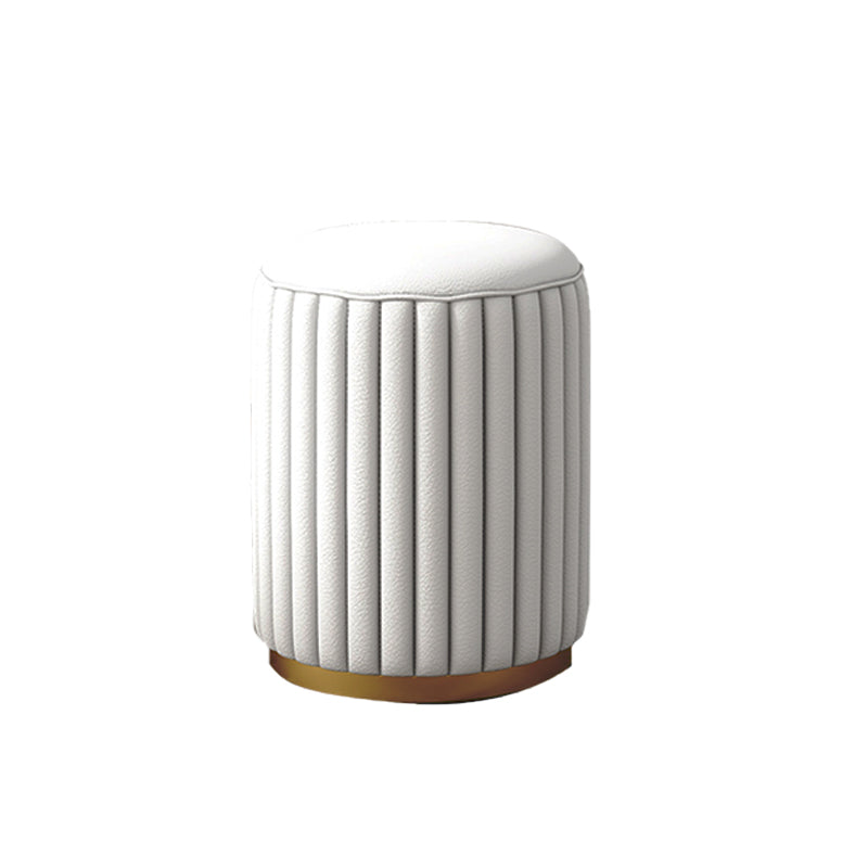 5 Drawers Vanity Set with Padded Stool 29.52" High Dresser in White Clearhalo 'Bedroom Furniture' 'furn' 'furn_makeup_vanities' 'Furniture' 'Makeup Vanities' 'makeup_vanities' 5791268