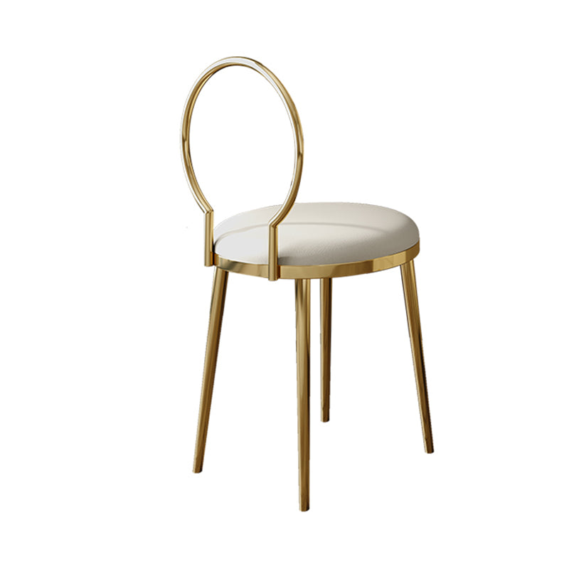 5 Schubladen Make -up Tisch Schreibtisch Eitelkeit Stein Top Dresser in Weiß