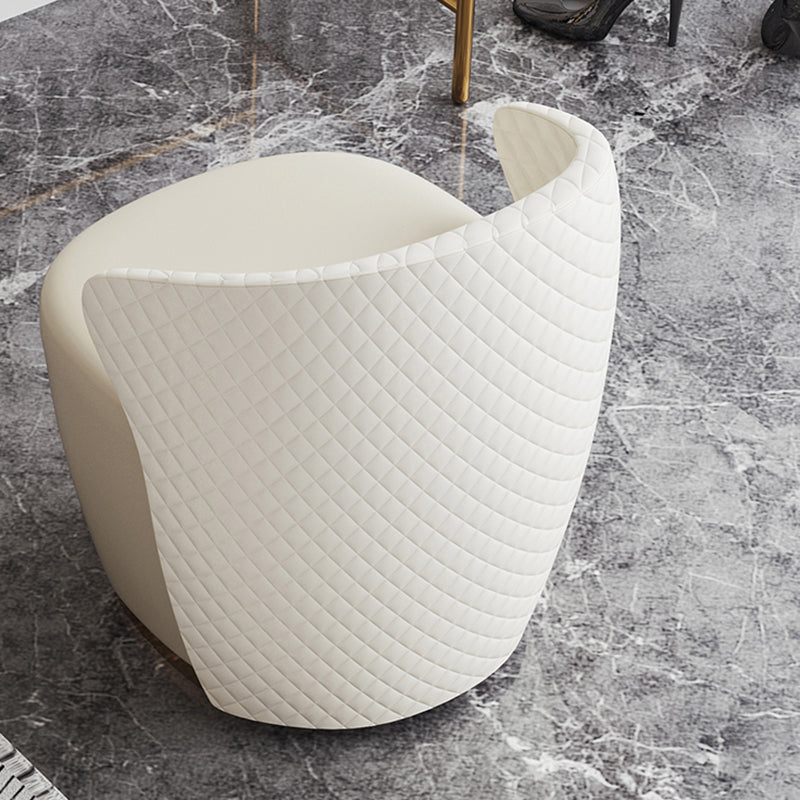 5-Drawer Vanity Makeup Table Set Metal Dressing Table with Padded Stool Clearhalo 'Bedroom Furniture' 'furn' 'furn_makeup_vanities' 'Furniture' 'Makeup Vanities' 'makeup_vanities' 5791334