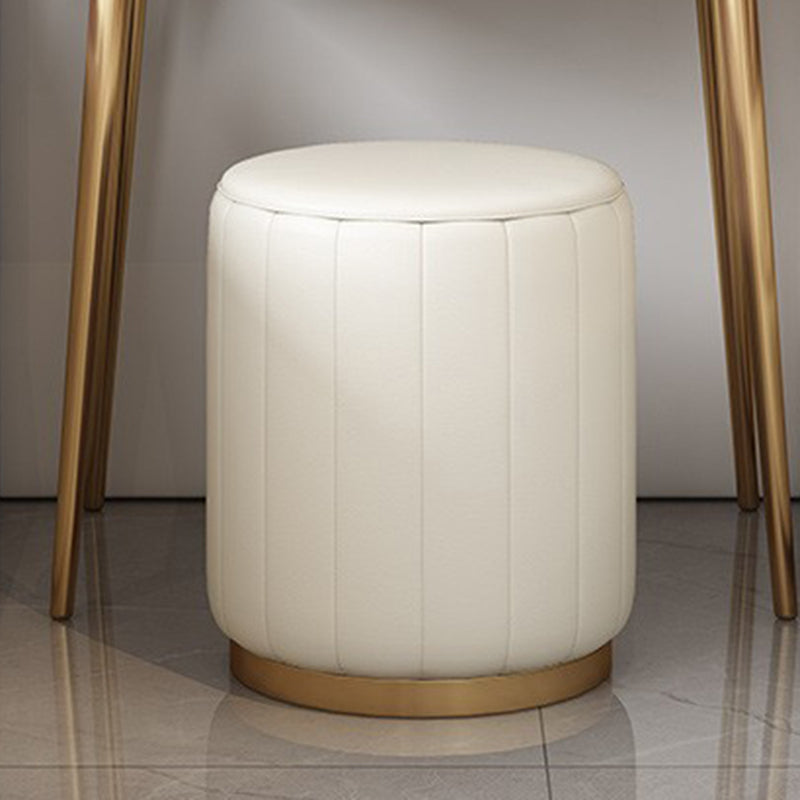 Stone Top Make -up -Schminktisch in weißer luxuriöser Metallwaschtisch